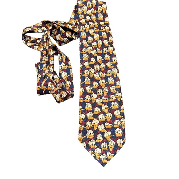 Disney Donald Duck Mood emotions faces necktie tie like new - Picture 2 of 5